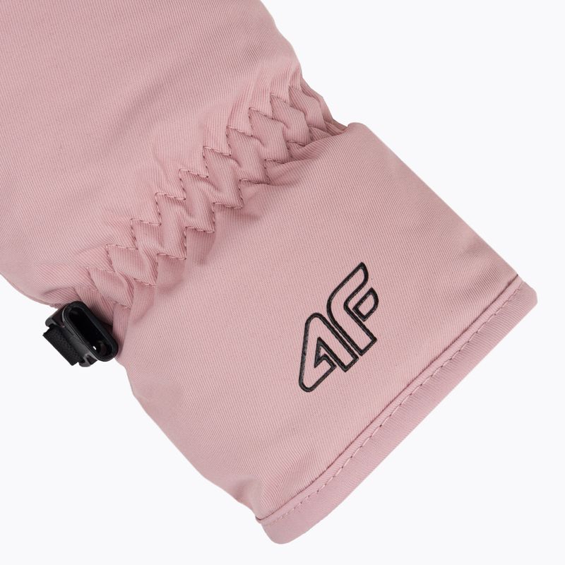 Rękawice narciarskie damskie 4F RED002 light pink 4