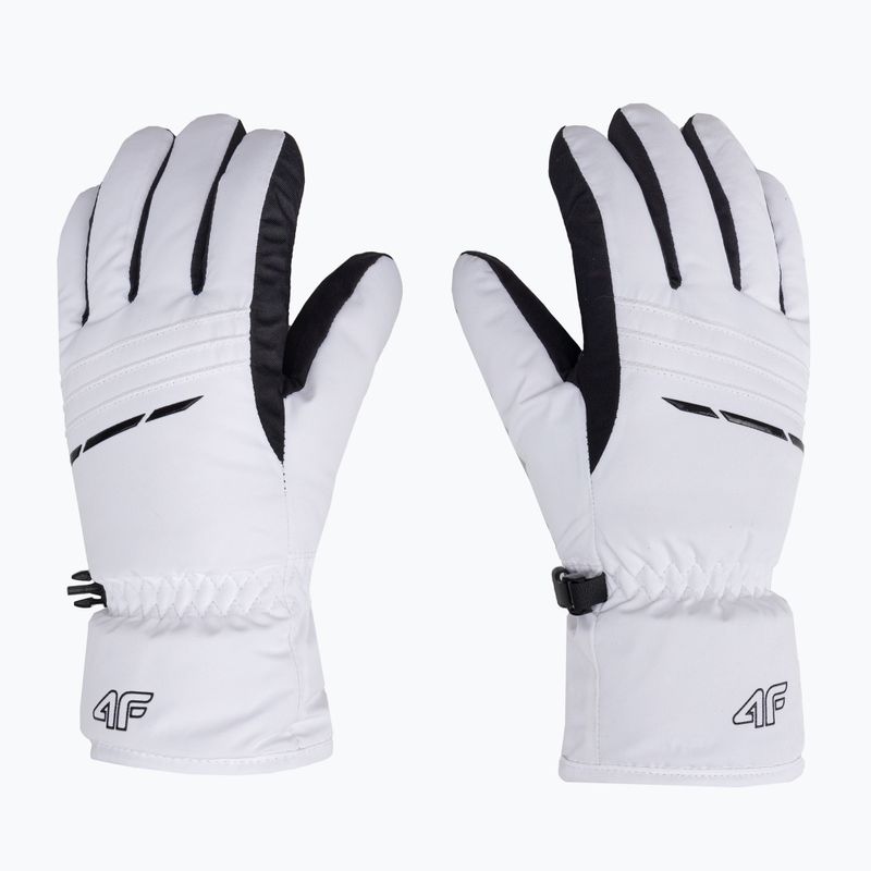 Rękawice narciarskie damskie 4F RED002 white 3