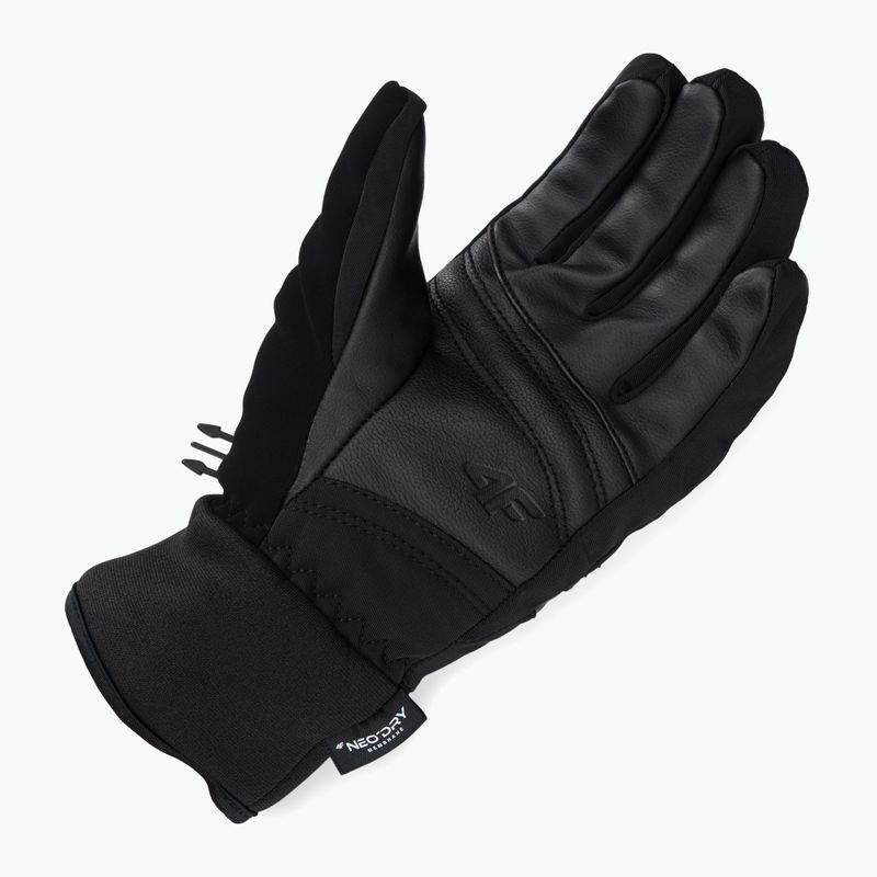 Rękawice narciarskie damskie 4F RED004 black 5