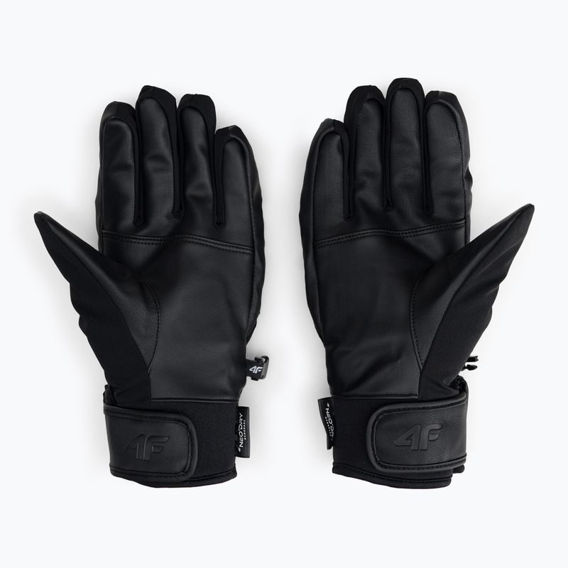 Rękawice narciarskie męskie 4F REM003 deep black 2