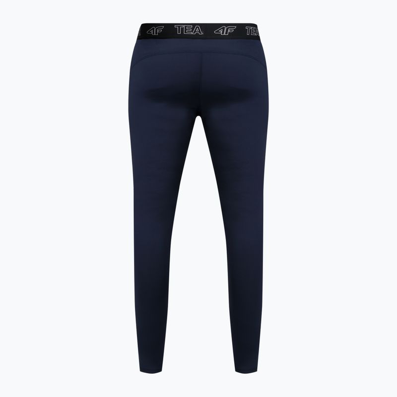 Legginsy treningowe męskie 4F SPMF053 navy 2
