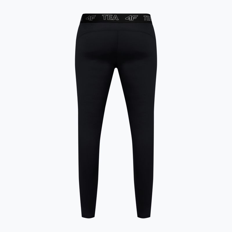 Legginsy treningowe  męskie 4F SPMF053 deep black 2