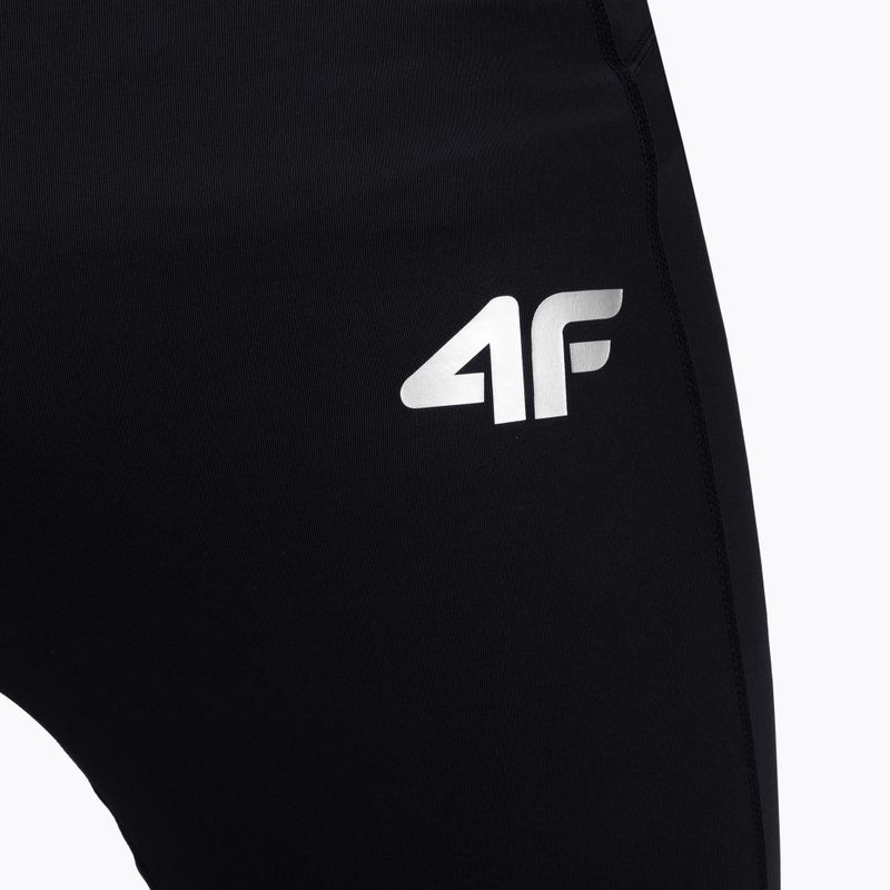 Legginsy treningowe  męskie 4F SPMF053 deep black 3