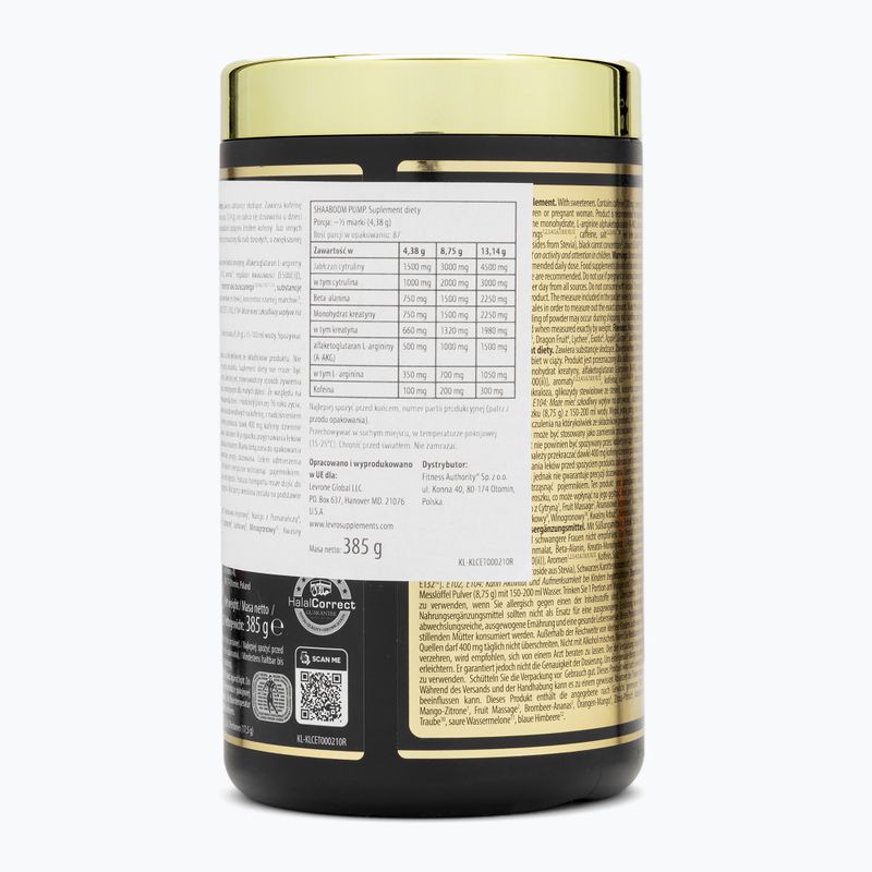 Przedtreningówka Fitness Authority Levrone Shaaboom Pump 385 g exotic 2