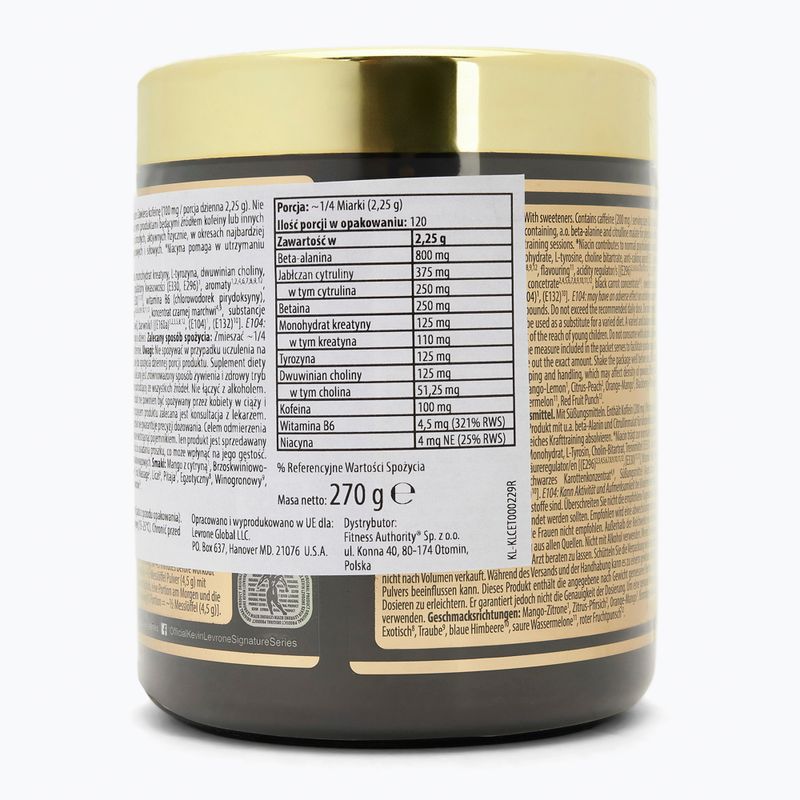 Przedtreningówka Fitness Authority Levrone Scatterbrain 270 g mango/lemon 2