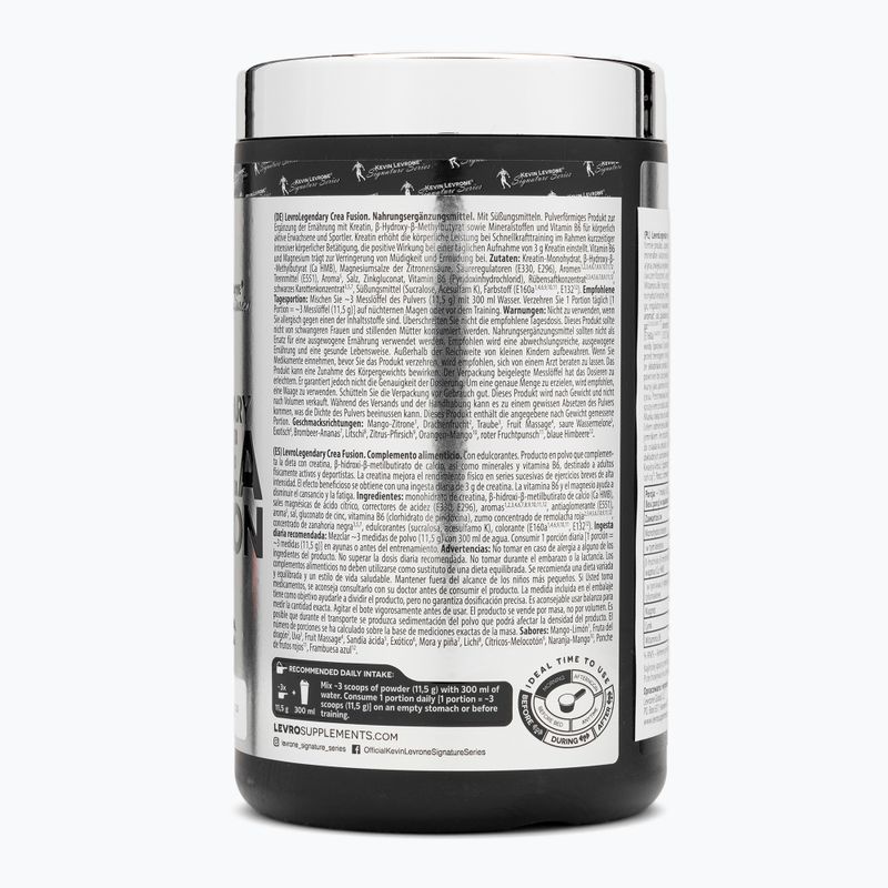 Kreatyna  Fitness Authority Levrone Levrole Crea 345 g dragon fruit 3