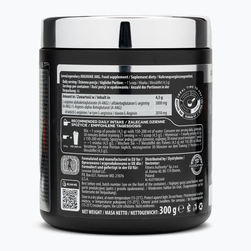 Aminokwasy Fitness Authority Levrone Legendary Arginine 300 g exotic 2