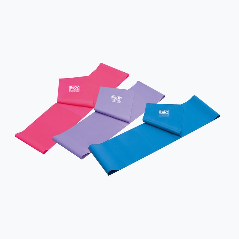 Taśma oporowa Body Sculpture Bb 102Nc pink/purple/blue
