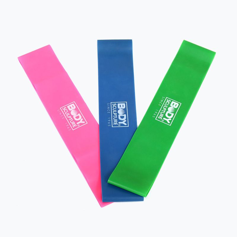 Taśma oporowa Body Sculpture Bb 103 pink/green/blue 3