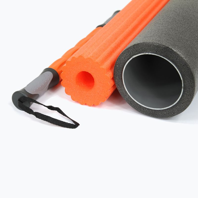 Wałek do masażu Body Sculpture 3w1 BB 0231 black/orange 6