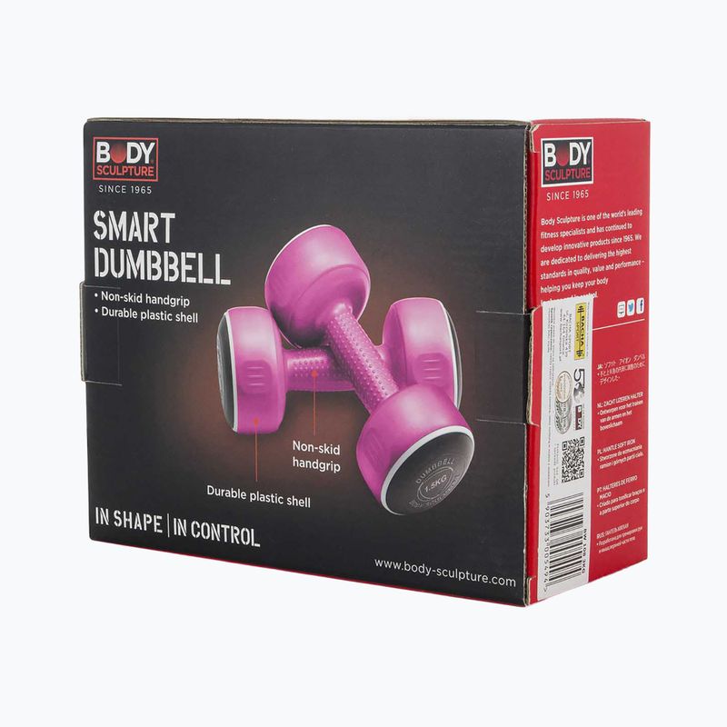 Hantle winylowe Body Sculpture Smart Bw 108 3 kg pink 5