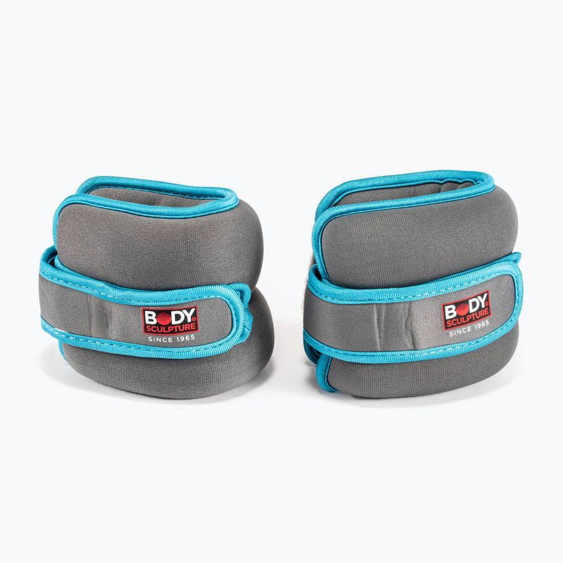 Obciążniki na nadgarstki Body Sculpture Bb 2720U 2 x 1,15 kg grey/blue 2