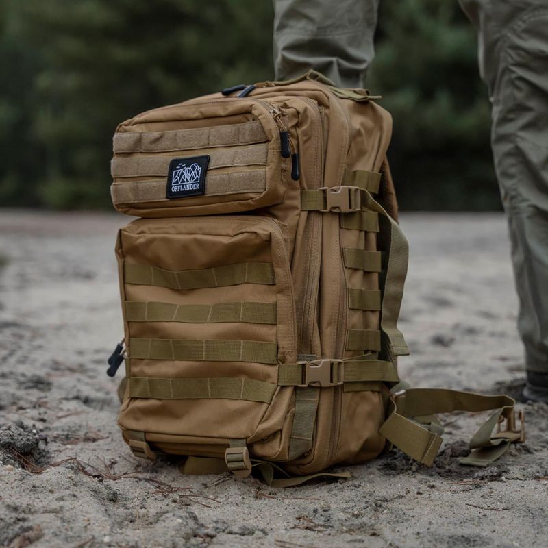 Plecak turystyczny OFFLANDER Survival 43 l khaki 6
