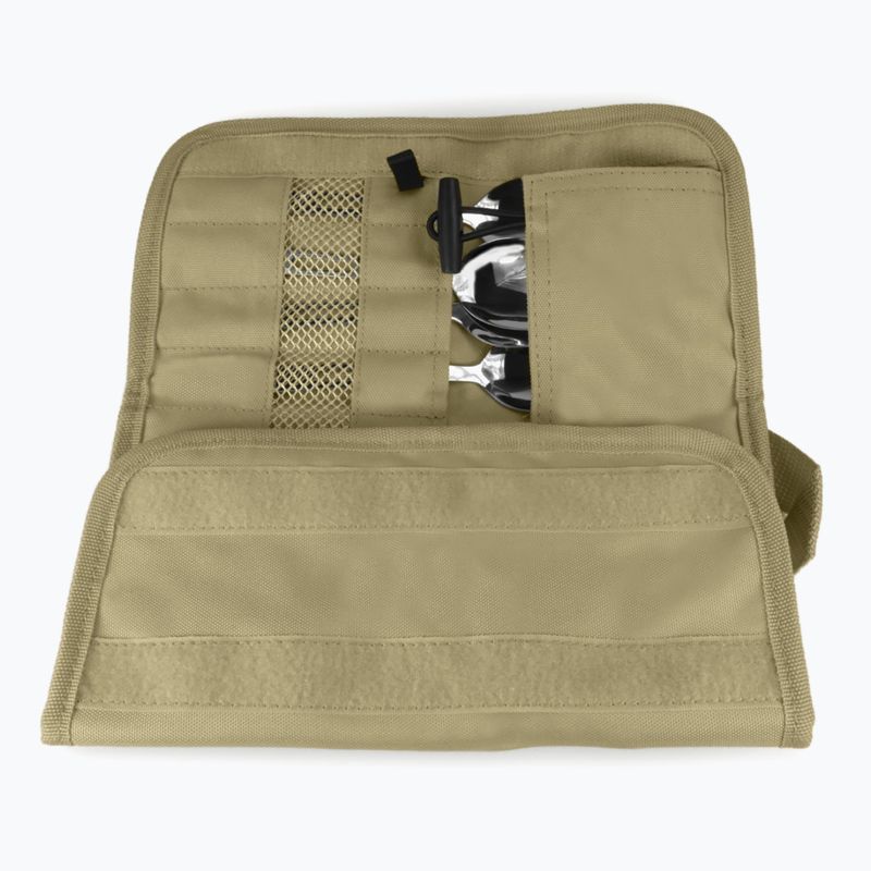 Zestaw sztućców OFFLANDER Camping Cutlery Set with Case green 3