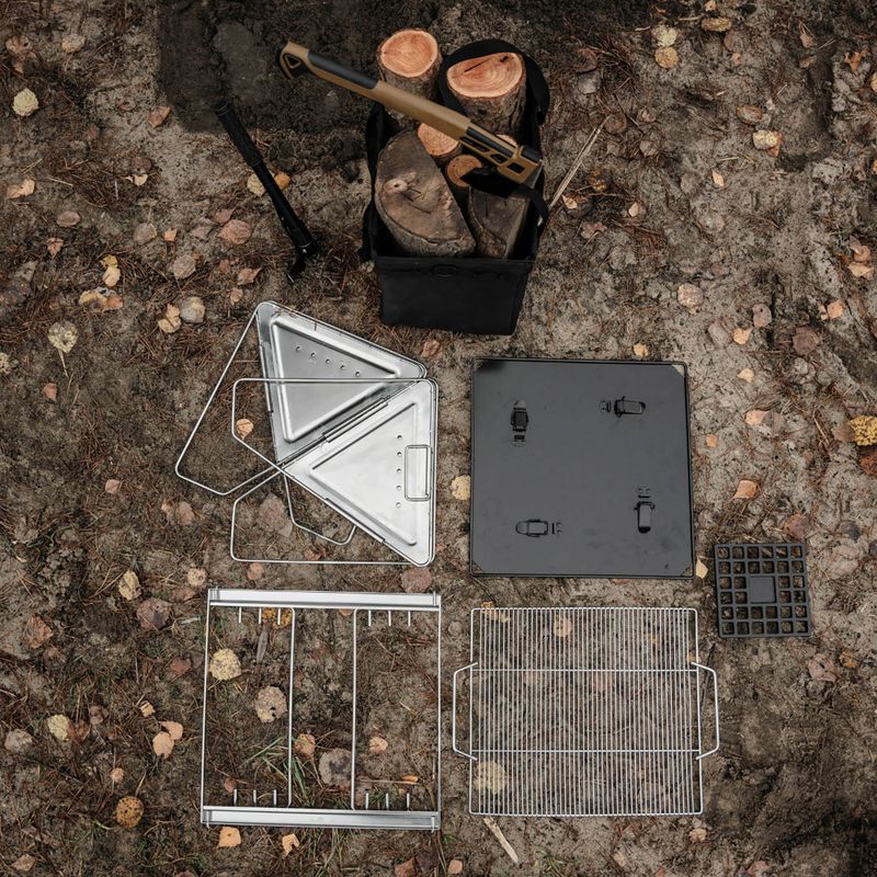 Grill turystyczny OFFLANDER OFF_CACC_29 silver 2