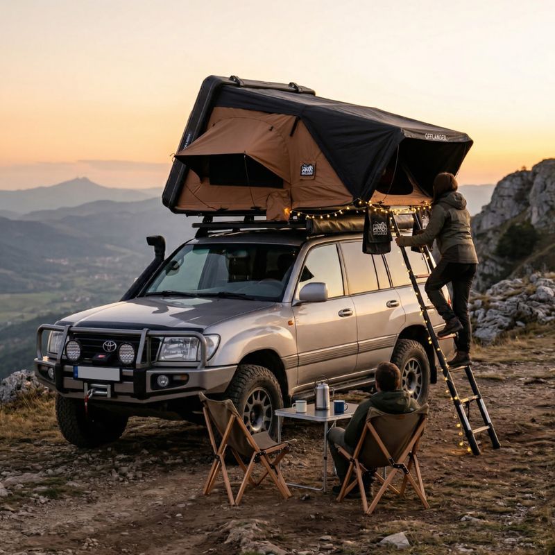 Namiot dachowy 2-osobowy OFFLANDER Fold 2 Grizzly beige/brown 8