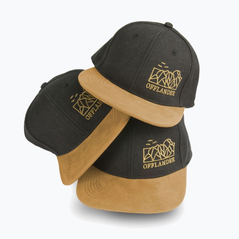 Czapka z daszkiem OFFLANDER Snapback black/sand 2