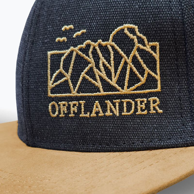 Czapka z daszkiem OFFLANDER Snapback black/sand 3