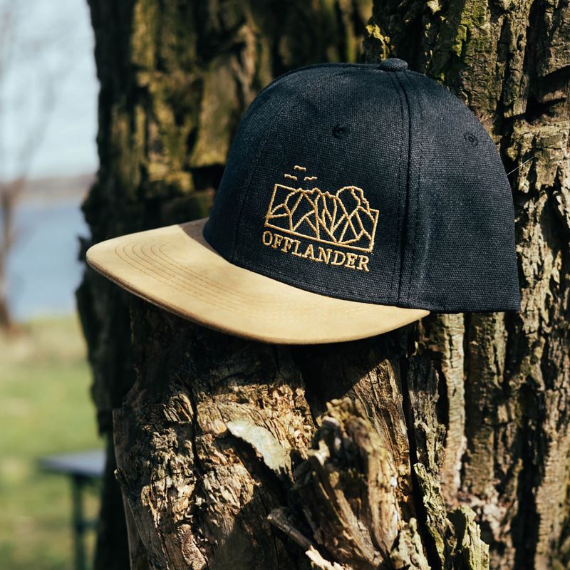 Czapka z daszkiem OFFLANDER Snapback black/sand 4