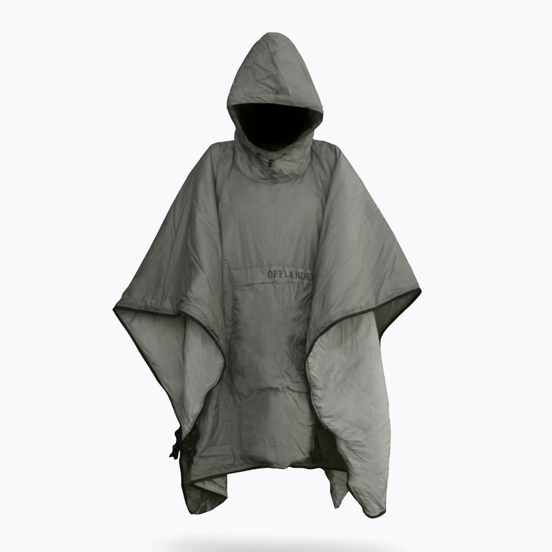 Ponczo OFFLANDER waterproof grey 4