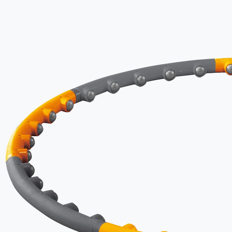 Hula hop z obciążeniem Body Sculpture Bb 6430 1.2 Kg grey/orange 3
