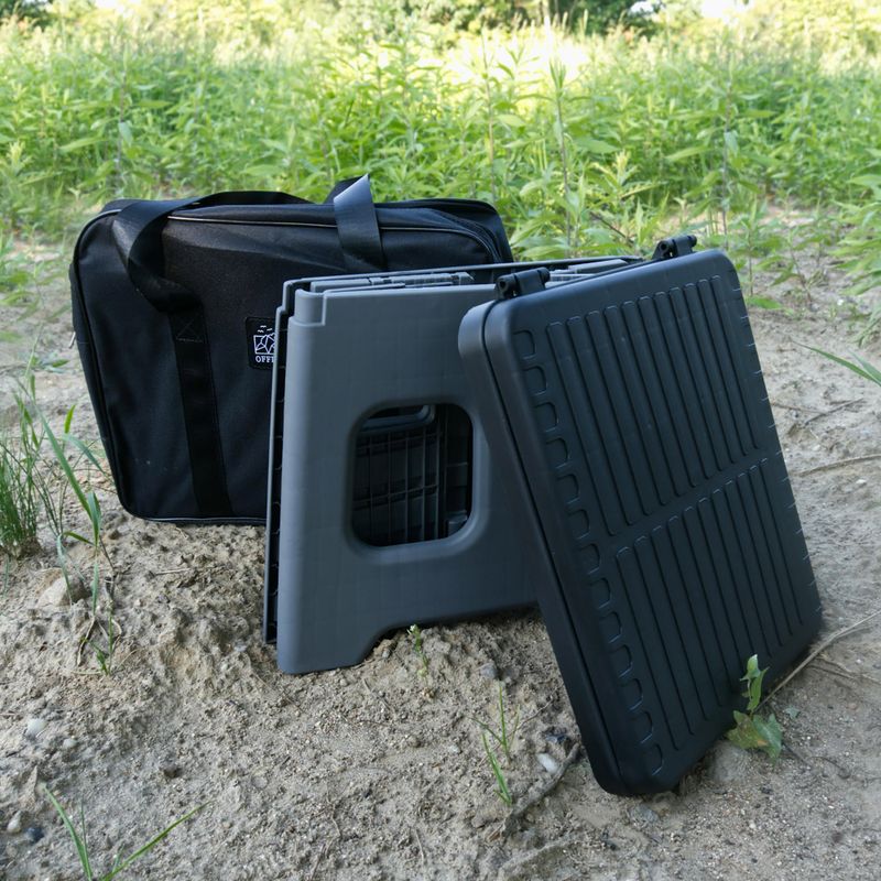 Toaleta turystyczna OFFLANDER Portable Folding Camping Toilet black 7