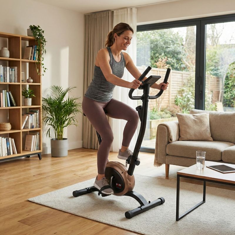 Rower stacjonarny pionowy Body Sculpture Bc 1430Gd black 11