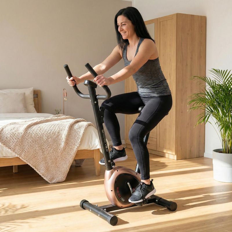 Rower stacjonarny pionowy Body Sculpture Bc 1430Gd black 12