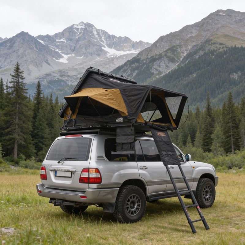 Namiot dachowy 3-osobowy OFFLANDER Fold E 150 brown/black 10