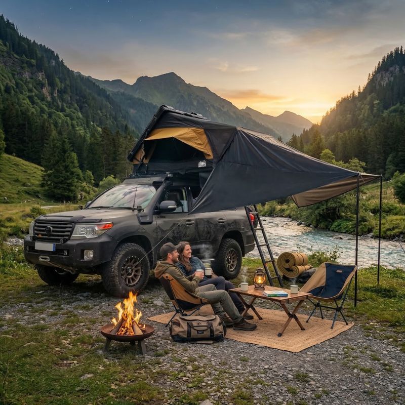 Zadaszenie do namiotu OFFLANDER Fold E 150 do namiotu black 3