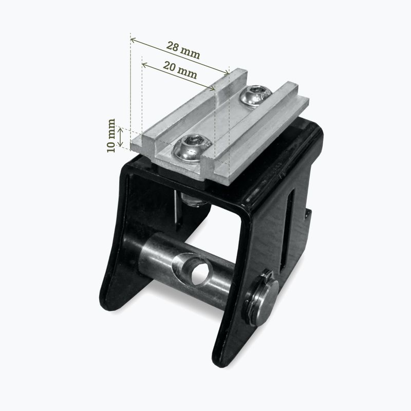 Uchwyt montażowy OFFLANDER Anti-Theft Roof Tent Brackets 4 pack black 8