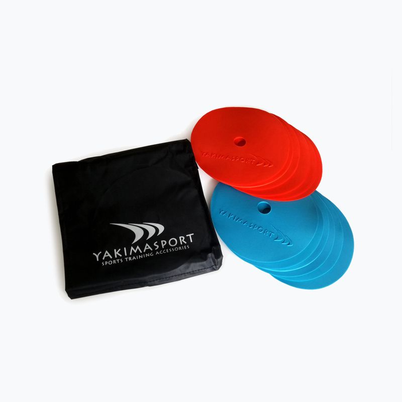 Znaczniki pola Yakimasport 100384 12 szt. blue/red