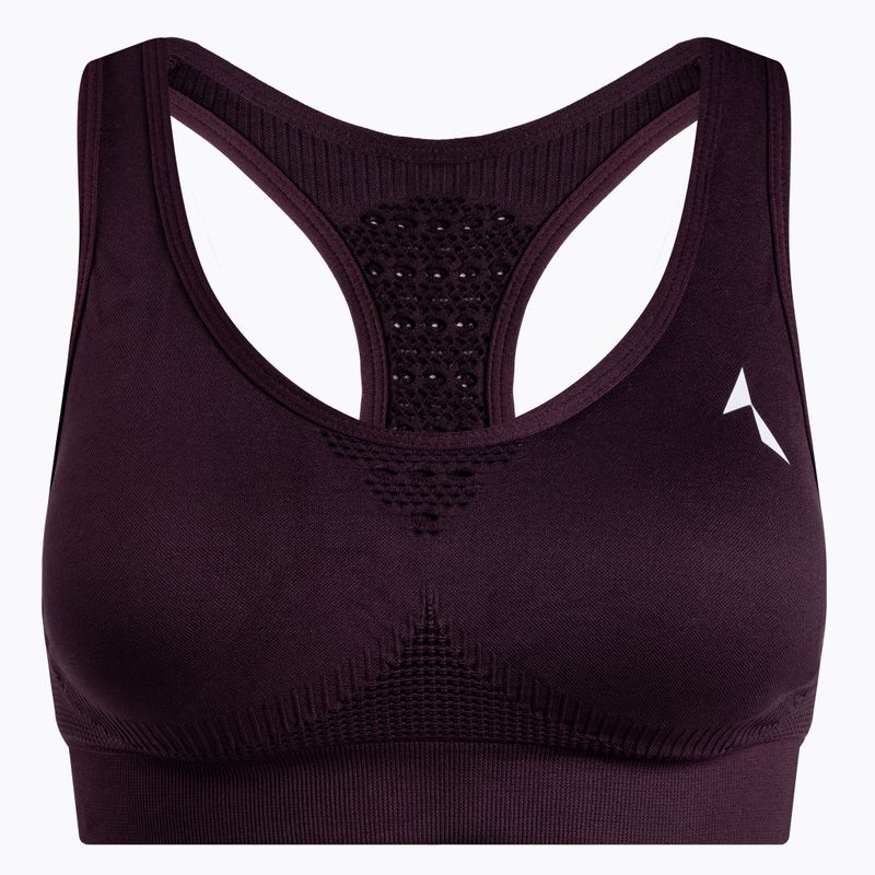 Biustonosz treningowy Carpatree Phase Seamless burgundy
