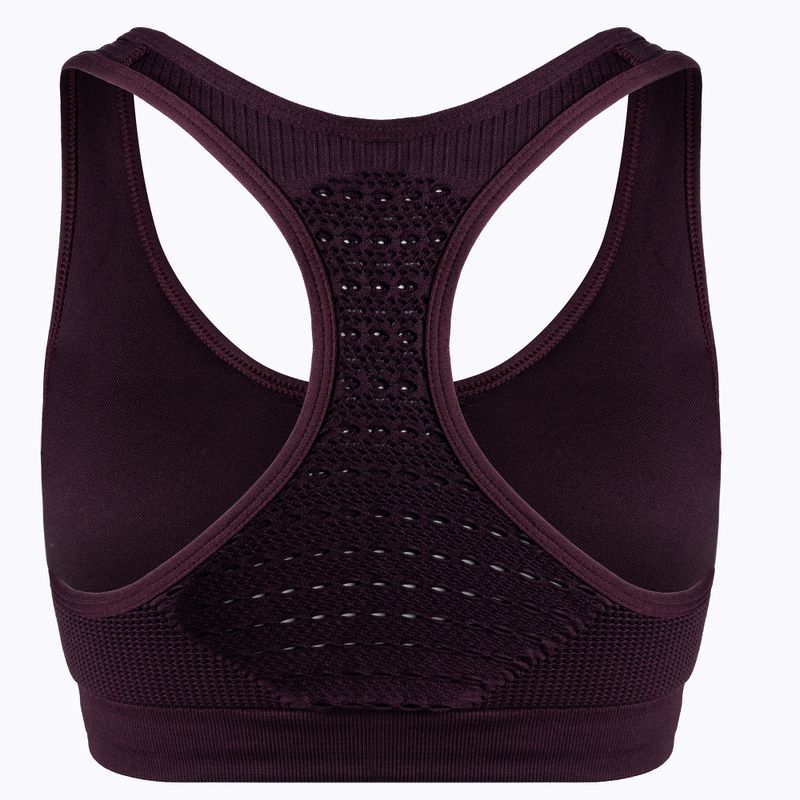 Biustonosz treningowy Carpatree Phase Seamless burgundy 2