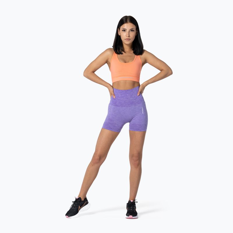 Spodenki damskie Carpatree Seamless Model One purple melange 4