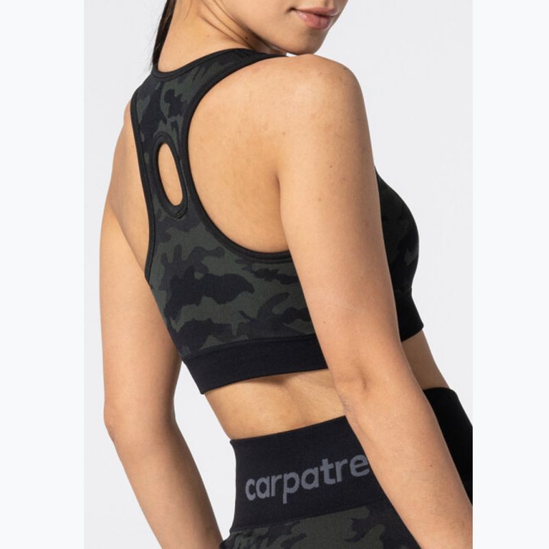 Biustonosz treningowy Carpatree Camo Seamless green 4