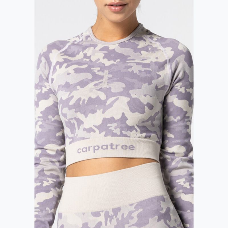 Top treningowy damski Carpatree Camo Seamless purple 4