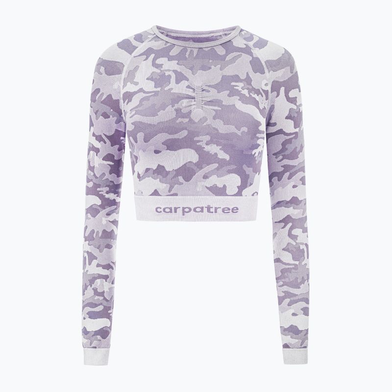 Top treningowy damski Carpatree Camo Seamless purple 5