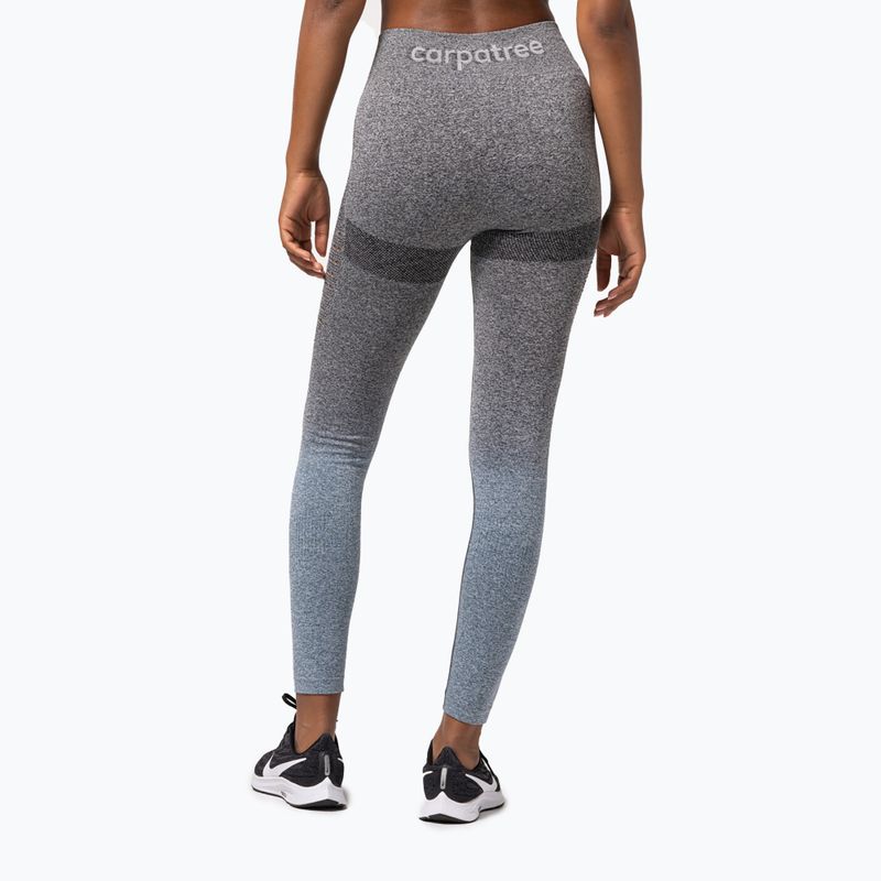 Legginsy damskie Carpatree Phase Seamless gray/navy ombre 2