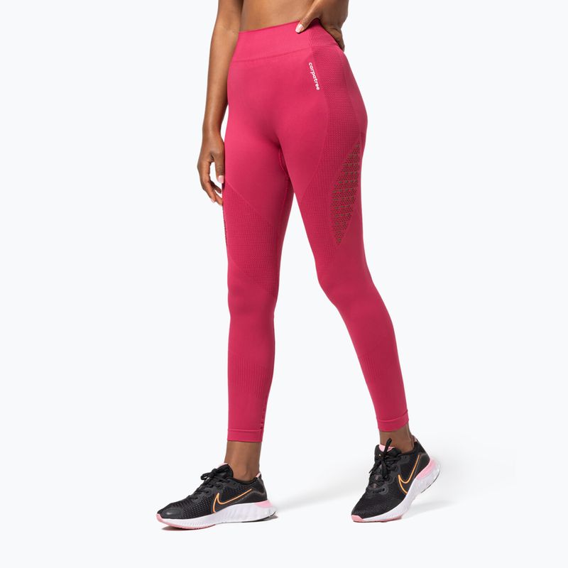 Legginsy damskie Carpatree Phase Seamless raspberry 2