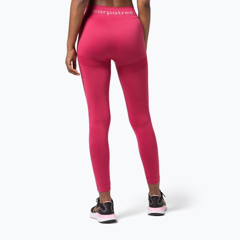 Legginsy damskie Carpatree Phase Seamless raspberry 3