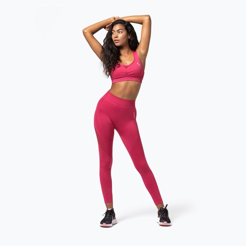 Legginsy damskie Carpatree Phase Seamless raspberry 4