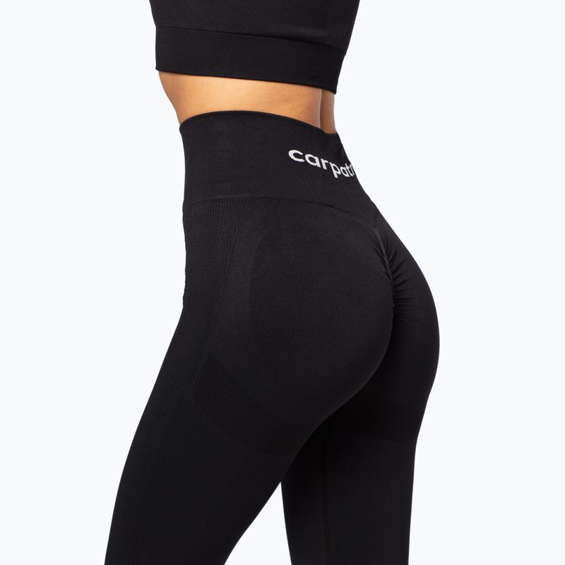 Legginsy treningowe damskie Carpatree Allure Seamless black 4