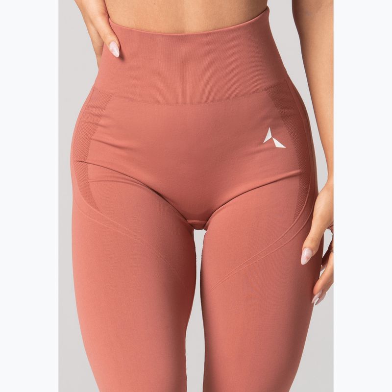 Legginsy treningowe damskie Carpatree Arcade Seamless pink/canyon rose 4