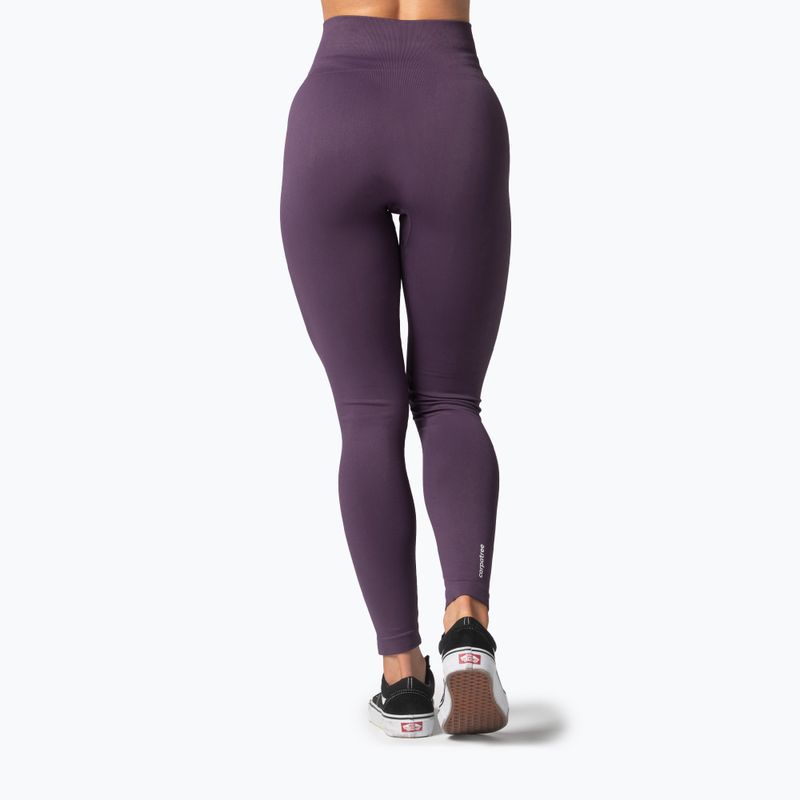 Legginsy treningowe damskie Carpatree Arcade Seamless purple/navy cosmos 2