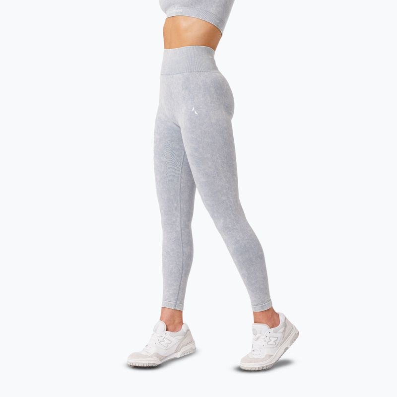 Legginsy treningowe damskie Carpatree Yasmine Seamless blue stone wash 5