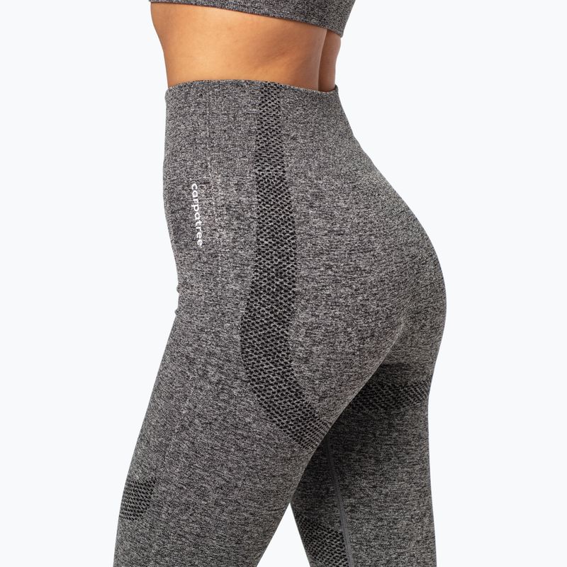 Legginsy treningowe damskie Carpatree Vibe Seamless grey/melange 4