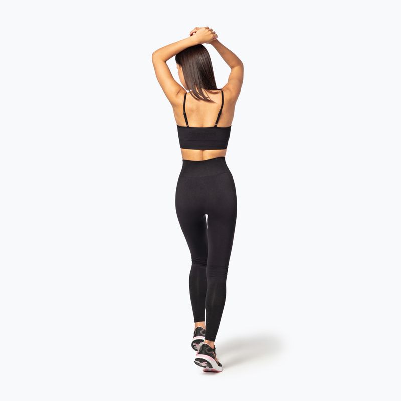 Legginsy treningowe damskie Carpatree Vibe Seamless black 2