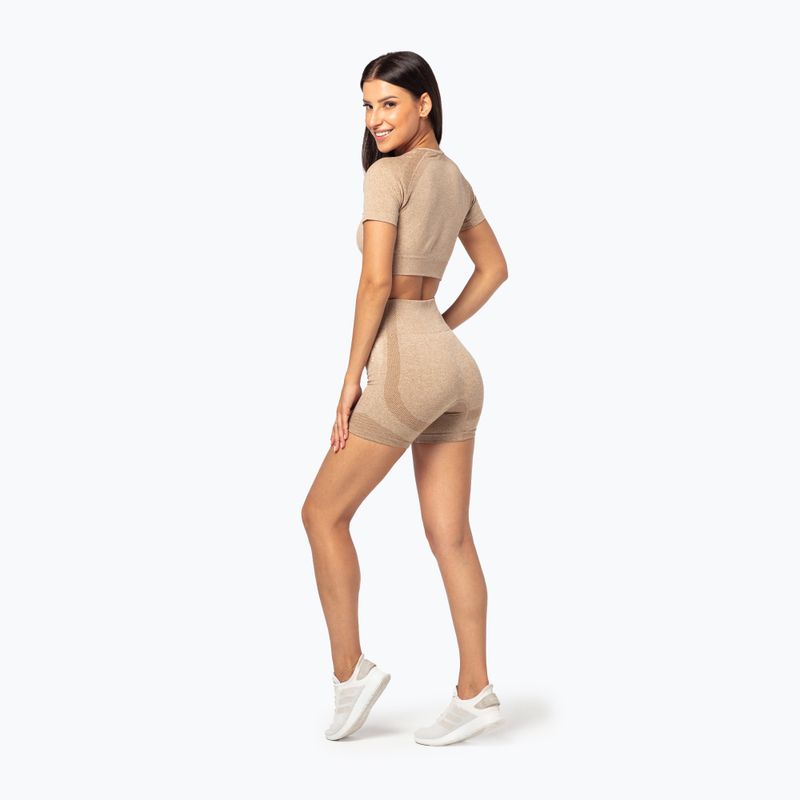 Spodenki damskie Carpatree Vibe Seamless beige melange 2