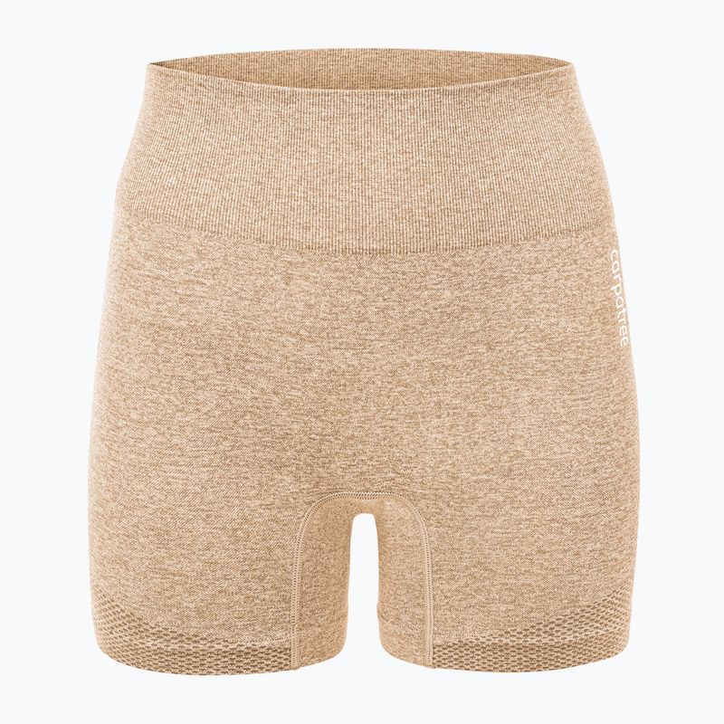 Spodenki damskie Carpatree Vibe Seamless beige melange 5